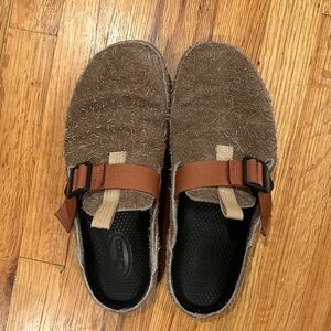 Chaco Brown Paonia Clogs with Adjustable Strap